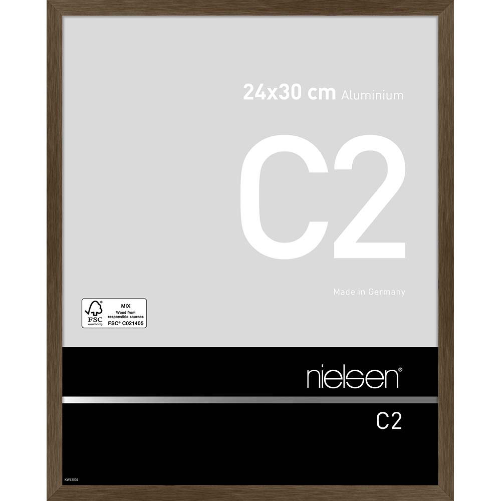 C2 Ambre mat brossé 24 x 30 cm