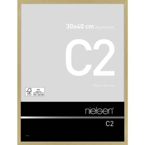 C2 Or mat brossé 30 x 40 cm