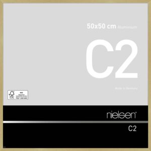 C2 Or mat brossé 50 x 50 cm