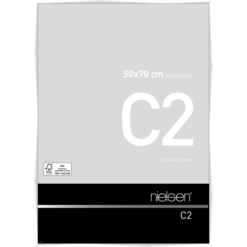 C2 Blanc brillant 50 x 70 cm