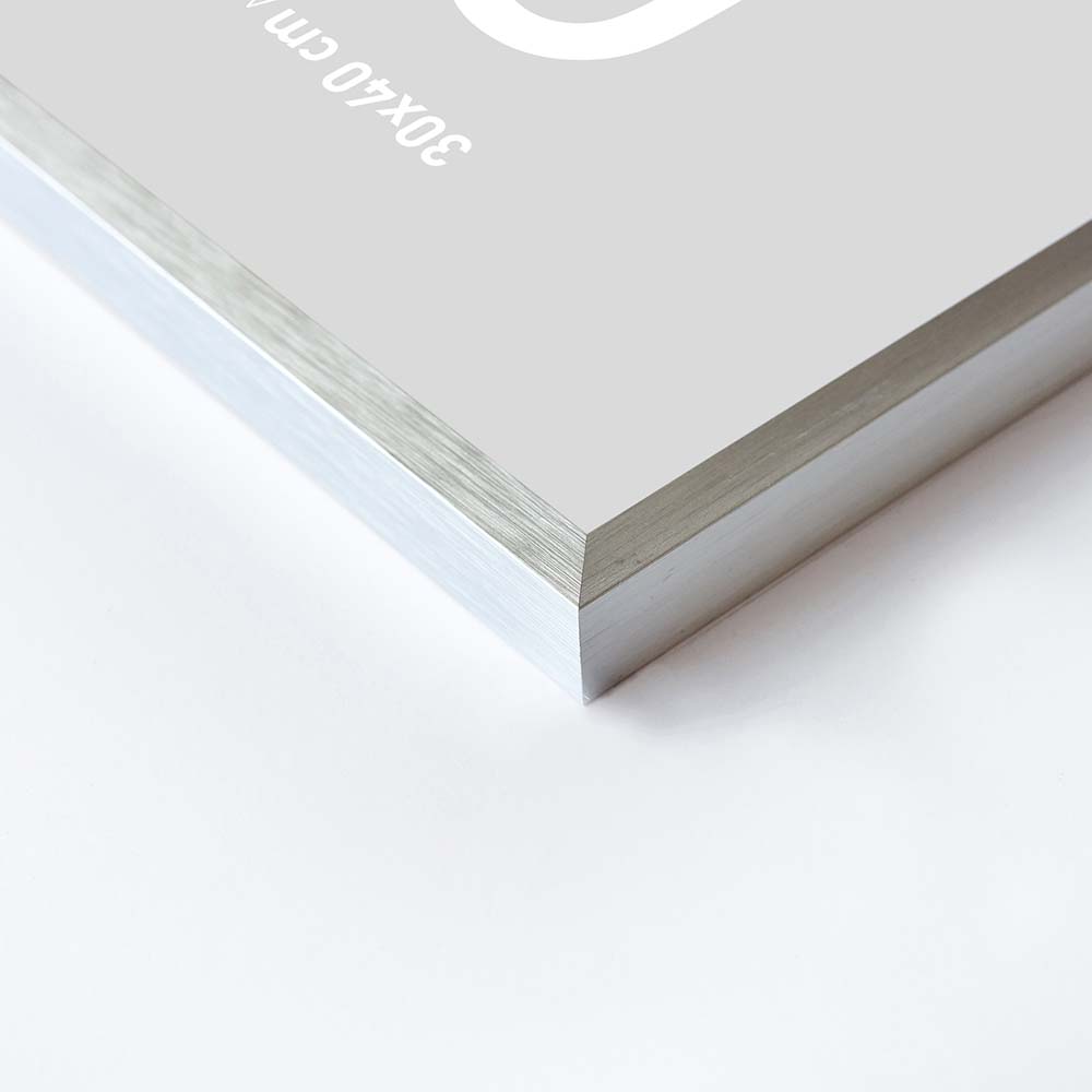 C2 Argent mat brossé 30 x 30 cm – Image 2