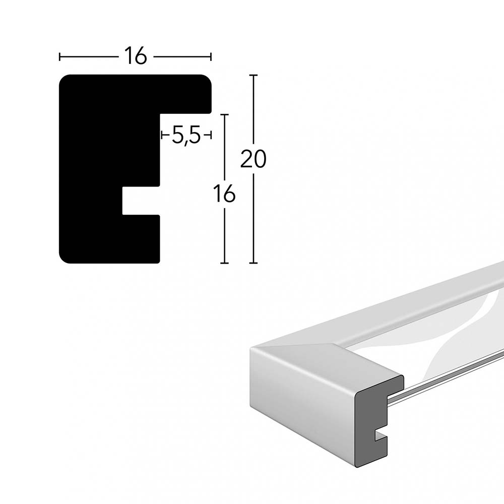 Skava 24x30/18x24 Noir – Image 4