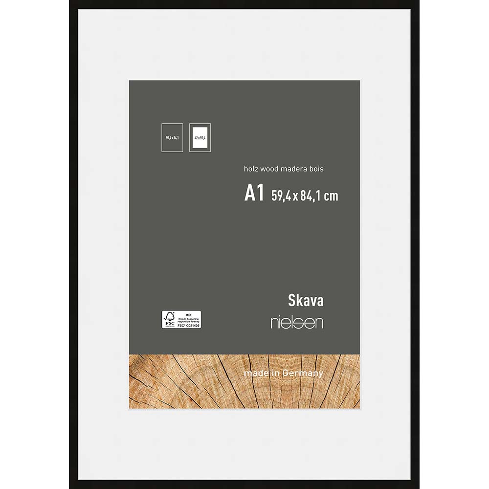 Skava 59.4X84.1/42X59.4 Noir