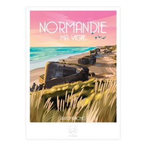 Normandie ma vigie - 30X40CM