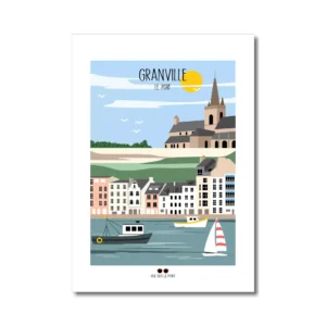 Granville -le port- - 30X40CM