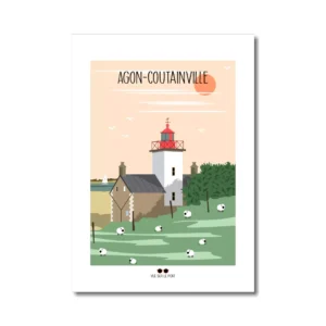 Agon-Coutainville - 30X40CM