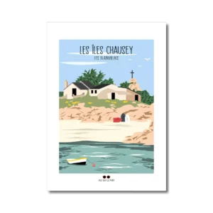 Les îles Chausey - 30X40CM