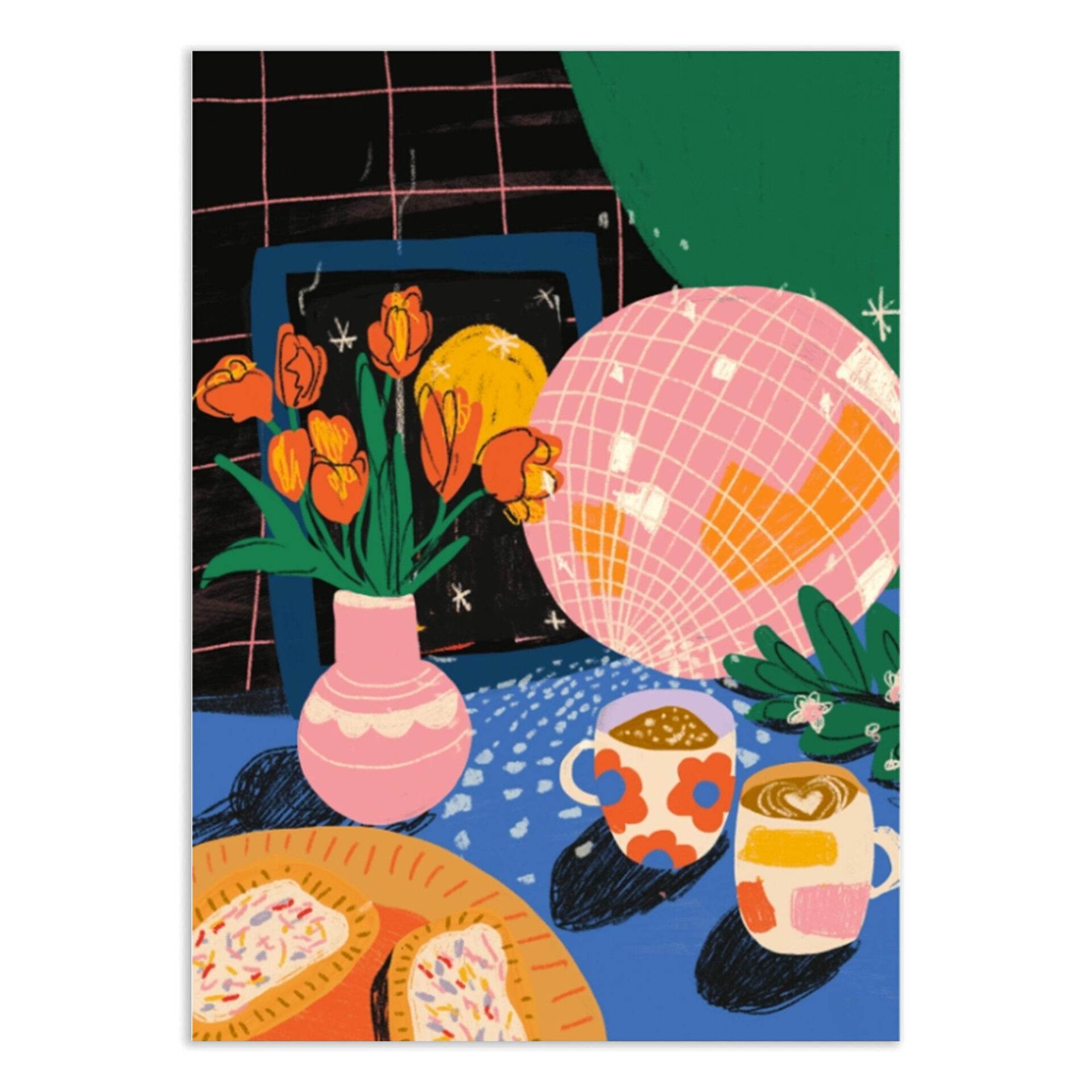 Disco Tea  - 30X40CM