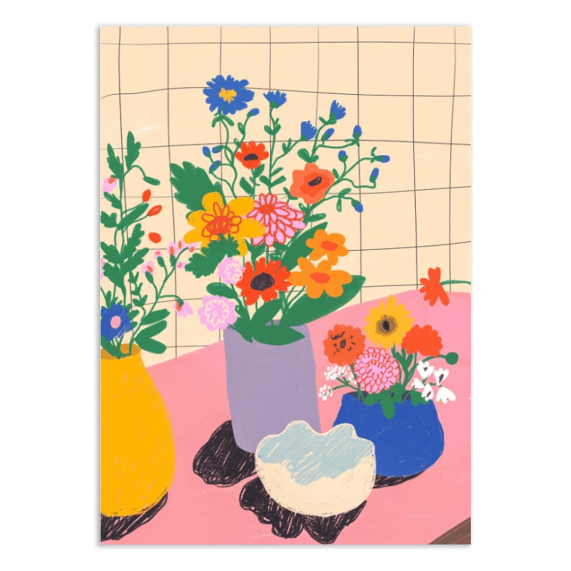 Pink Table - 30X40CM