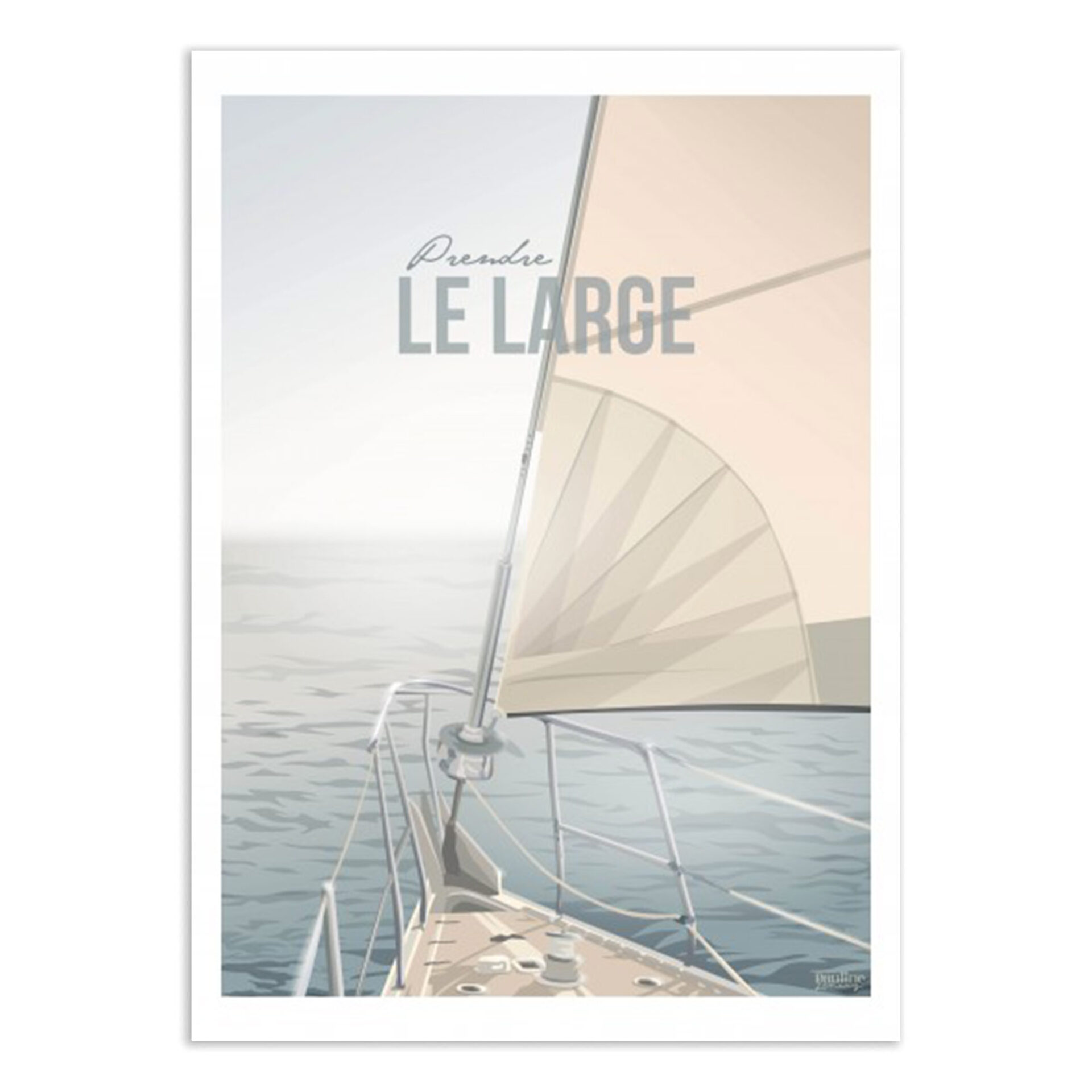 Prendre le large - 30X40CM