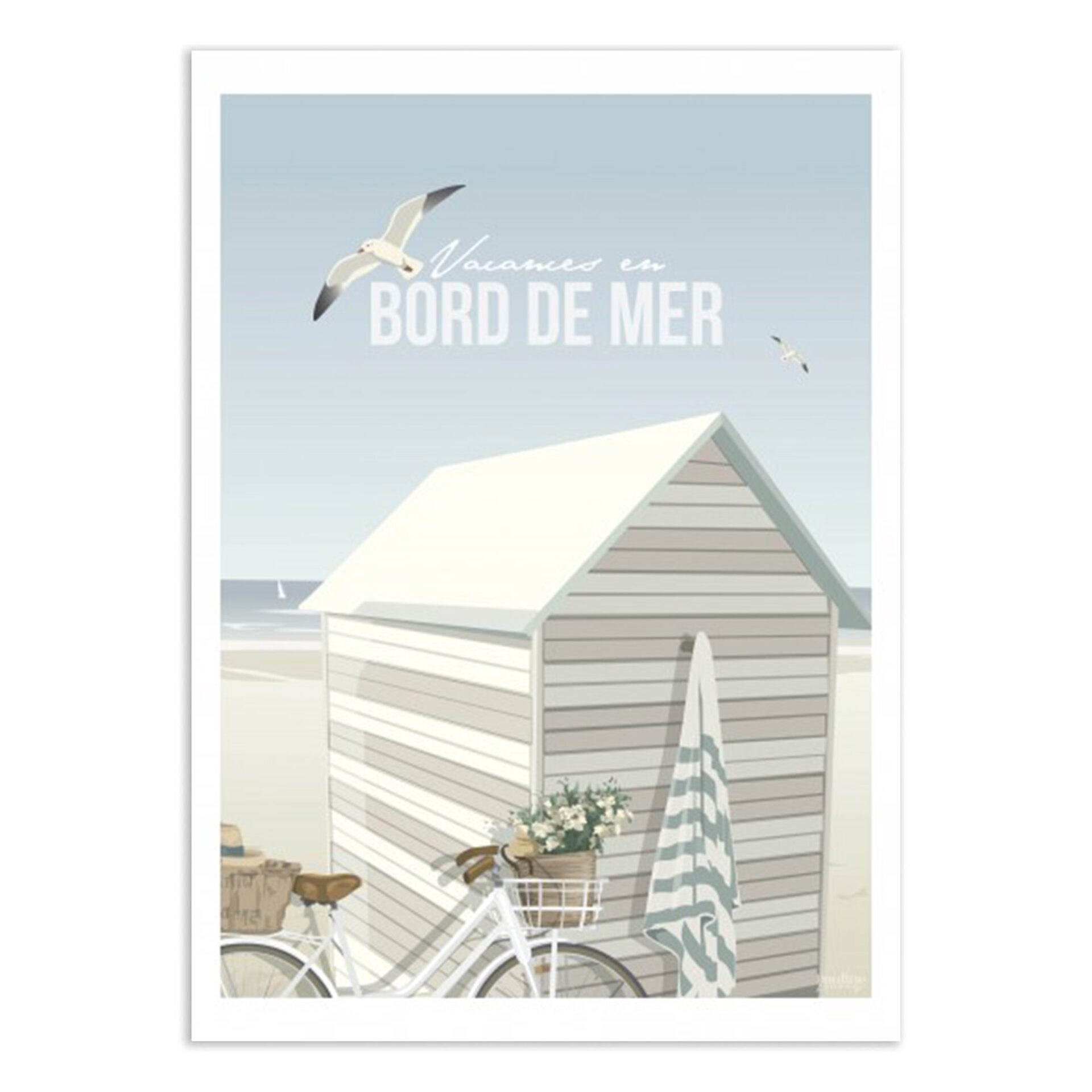 Vacances en bord de mer - 30X40CM