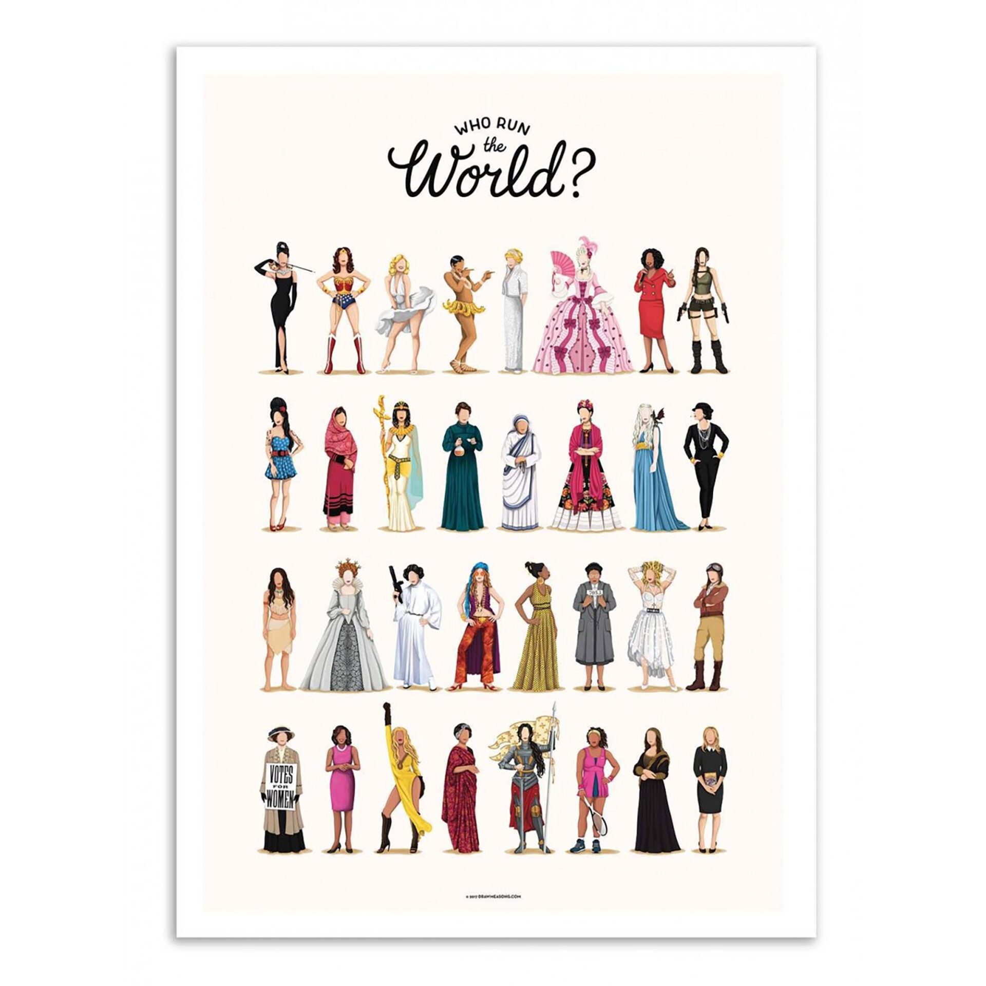 Run the world - 50X70CM