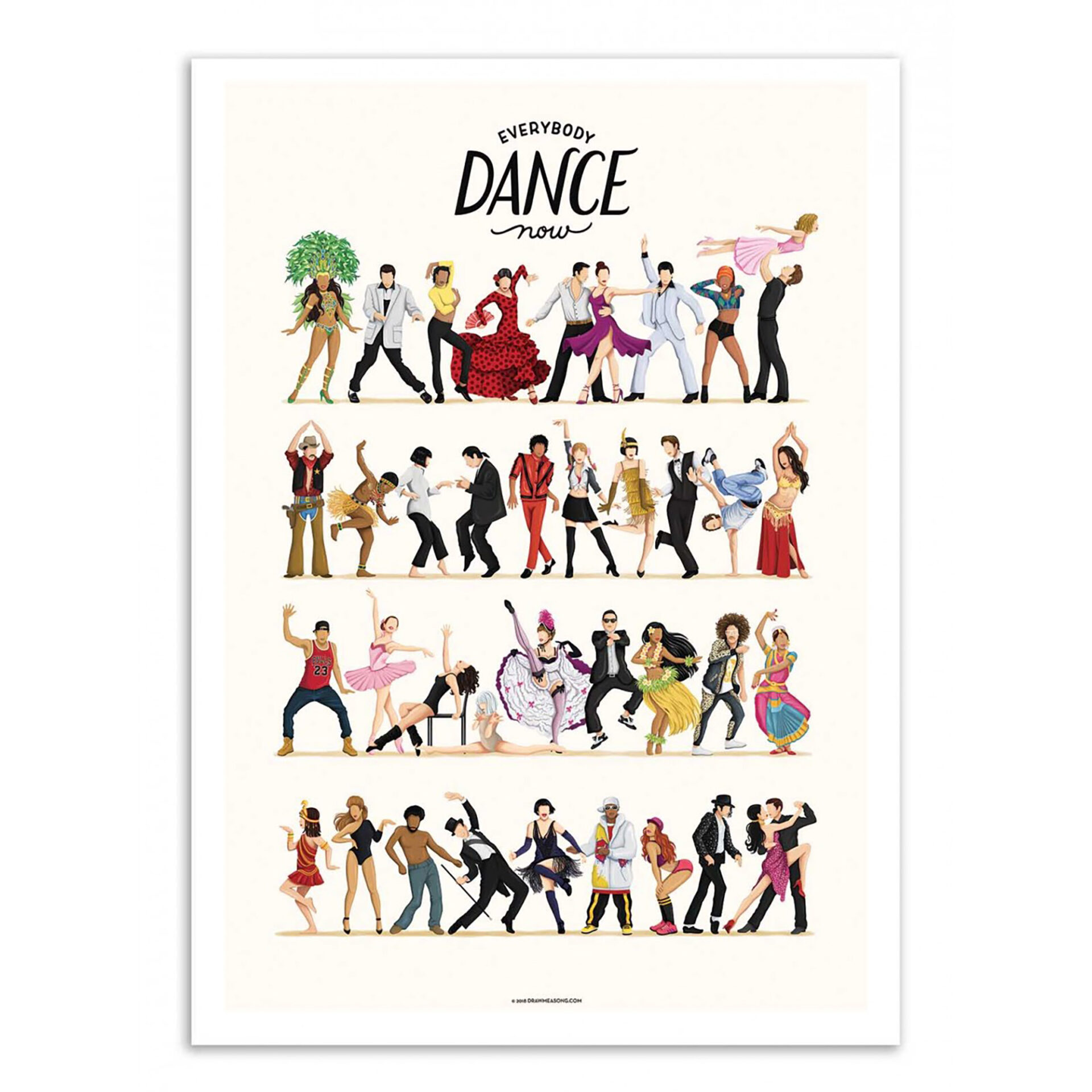 Everybody Dance now - 50X70CM