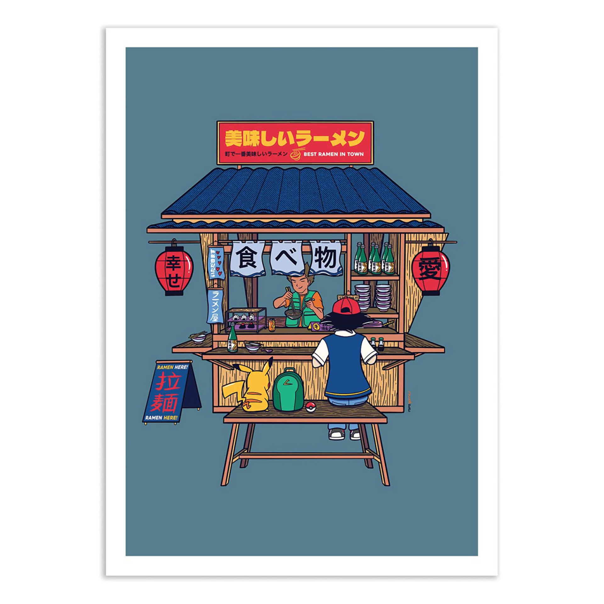 House of Ramen Pikachu - 30X40CM