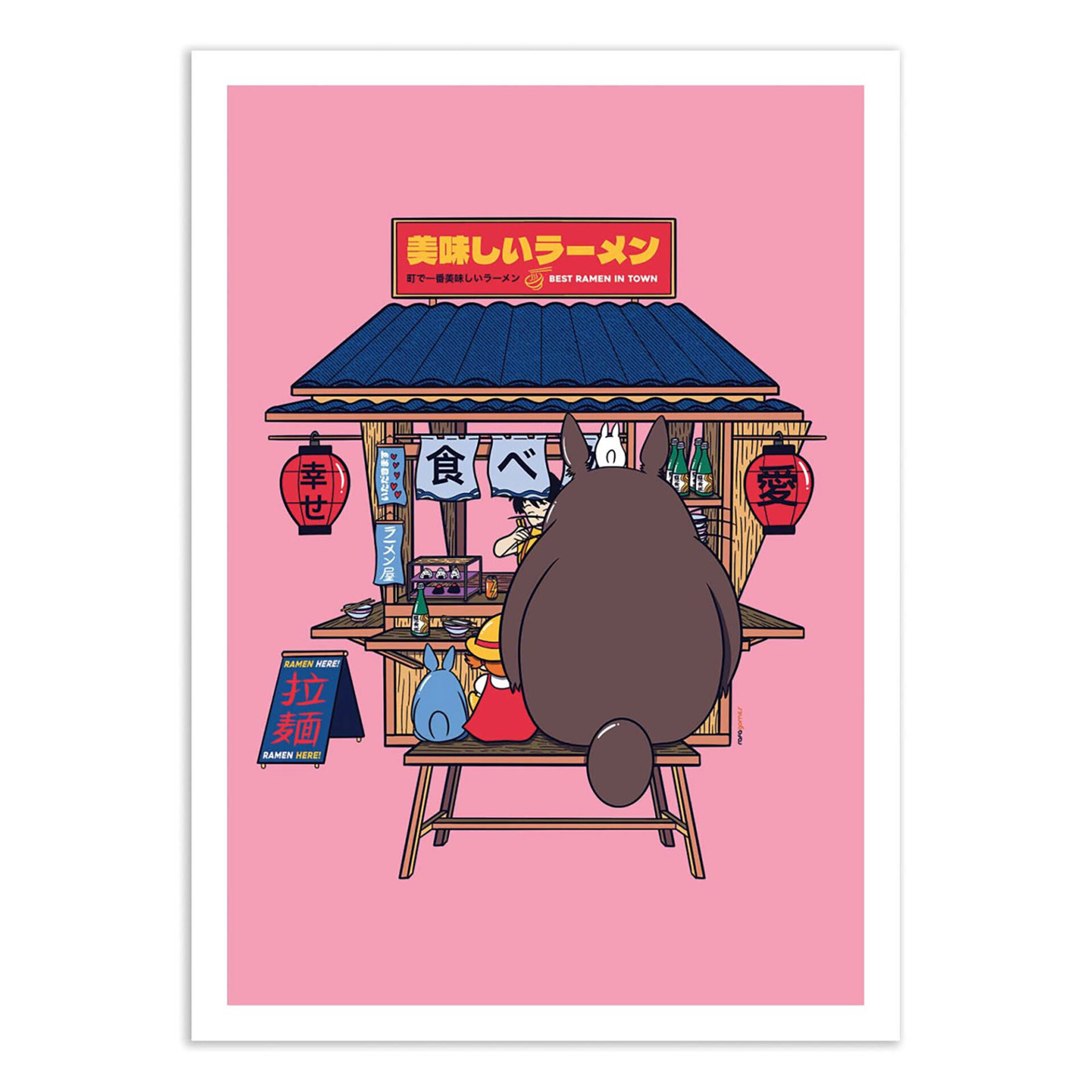 House of Ramen Totoro - 30X40CM